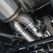 Load image into Gallery viewer, MBRP 21-24 Chevrolet Suburban XL 5.3L 3in T304 SS 2.5in Dual Split Carbon Fiber Cat-back - Back View