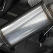 Load image into Gallery viewer, MBRP 22-23 Hyundai Elantra N 2.0L Turbo T304  5in OD CF Tips Dual Outlet 3in Cat Back Exhaust - Back View
