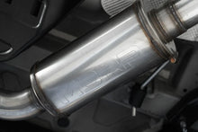 Load image into Gallery viewer, MBRP 22-23 Hyundai Elantra N 2.0L Turbo T304  5in OD CF Tips Dual Outlet 3in Cat Back Exhaust - Back View