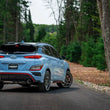 Load image into Gallery viewer, MBRP 22-23 Hyundai Kona N 2.0L Turbo 3in Cat Back Dual Rear with Carbon Fiber Tips - T304 - Installation View