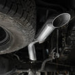 Load image into Gallery viewer, MBRP 22-23 Nissan Frontier 3.8L 3in Tip 3in Cat Back Turndown Exit Street Profile - Aluminized Steel - Back View
