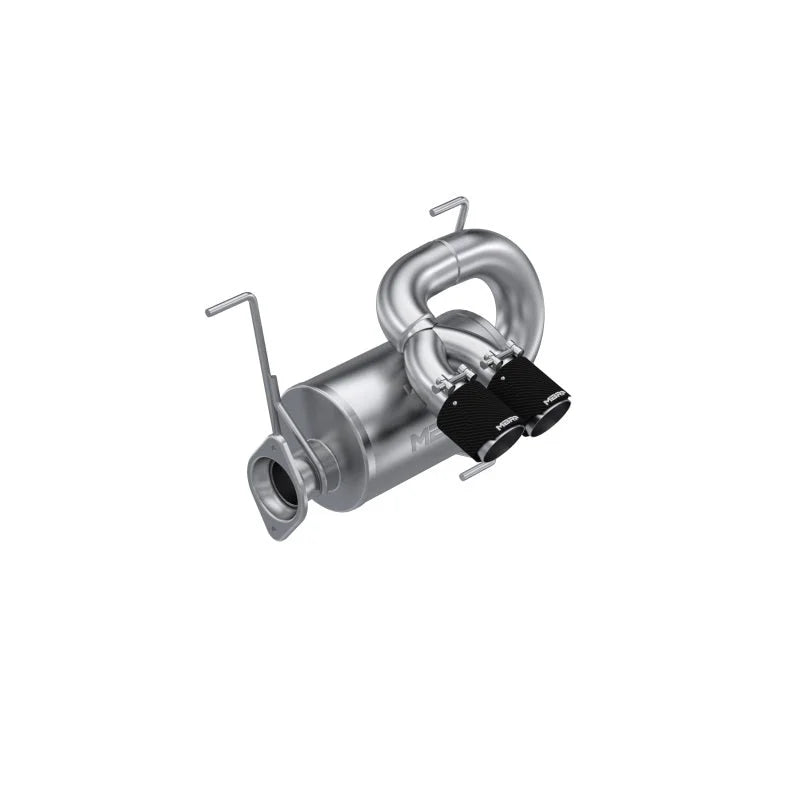 MBRP 22-23 Polaris RZR Pro R Single Slip-on Dual Outlet Performance Series - Main Product View