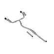 Load image into Gallery viewer, MBRP 22-24 Honda Civic SI 1.5L T304 SS 3in Cat-Back Exhaust 2.5in Dual Split Rear w/ CF Tips - Main Product View