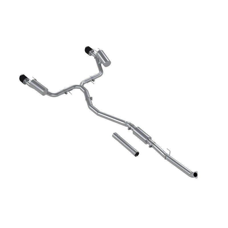 MBRP 22-24 Honda Civic SI 1.5L T304 SS 3in Cat-Back Exhaust 2.5in Dual Split Rear w/ CF Tips - Main Product View