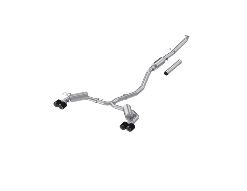 MBRP 22-24 Honda Civic/Sport Touring 1.5L T304 SS Cat-Back Exhaust 2.5in Dual Split Rear w/ CF Tips - Main Product View