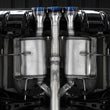 Load image into Gallery viewer, MBRP 23-24 Honda Civic Type R 2.0L T304 SS 3in Cat-Back Exhaust Triple Center Outlet w/ Burnt Tips - Side View