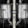 Load image into Gallery viewer, MBRP 23-24 Honda Civic Type R 2.0L T304 SS 3in Cat-Back Exhaust Triple Center Outlet w/ Burnt Tips - Back View