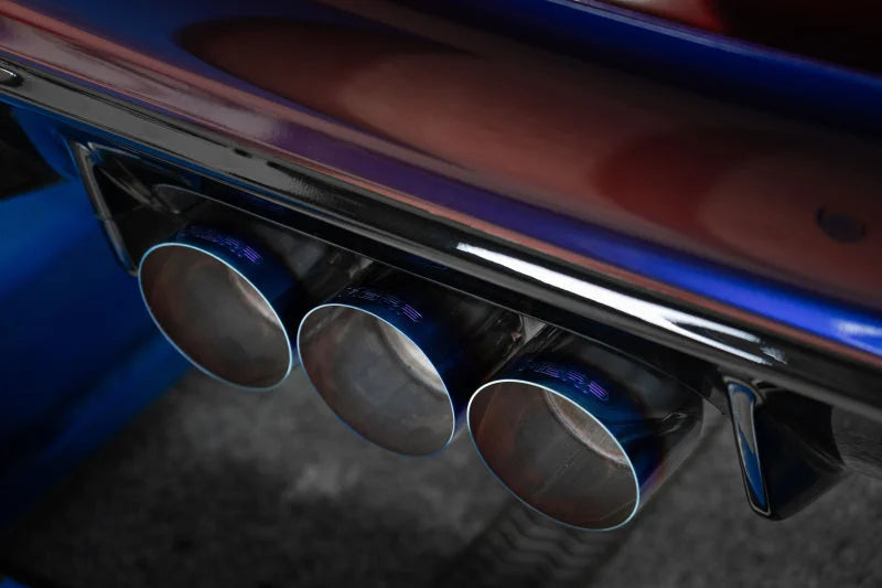 MBRP 23-24 Honda Civic Type R 2.0L T304 SS 3in Cat-Back Exhaust Triple Center Outlet w/ Burnt Tips - Additional View 5