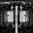 Load image into Gallery viewer, MBRP 23-24 Honda Civic Type R 2.0L T304 SS 3in Cat-Back Exhaust Triple Center Outlet w/ Carbon Tips - Side View