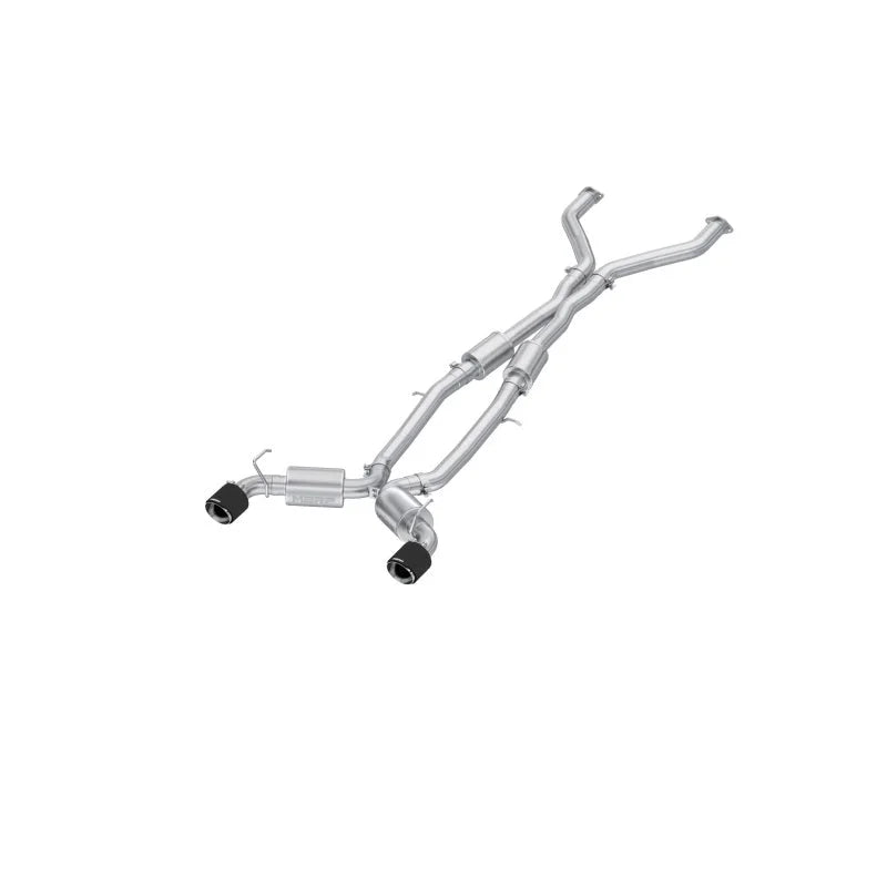 MBRP 23-24 Nissan Z 3.0L Armor Pro T304 Stainless Steel 3in Cat-Back Dual Rear Exit w/ 5in OD CF Tip - Main Product View