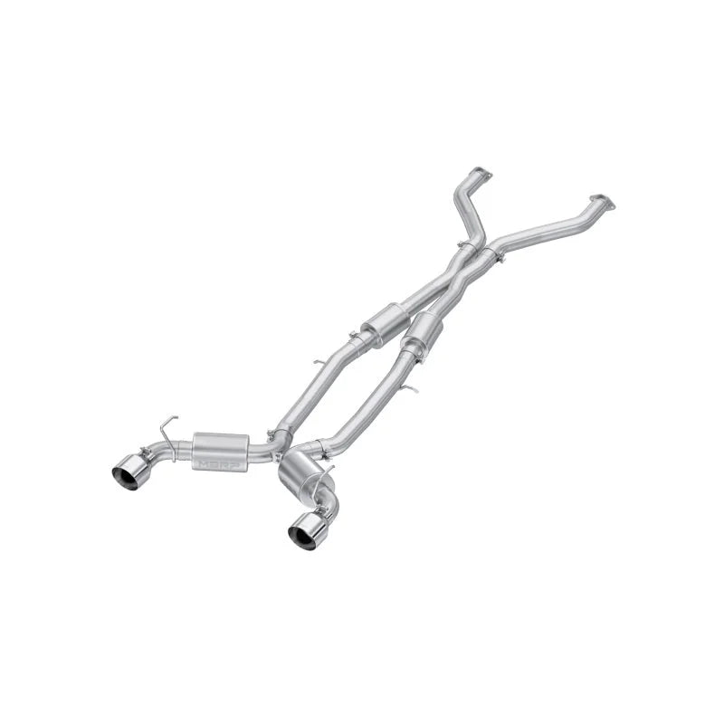 MBRP 23-24 Nissan Z 3.0L Armor Pro T304 Stainless Steel 3in Cat-Back Dual Rear Exit w/ 5in OD Tips - Main Product View
