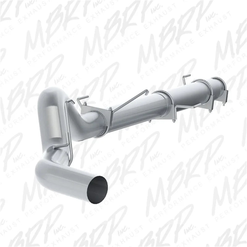 MBRP 2500/3500 Cummins 600/610 5in Cat Back Single Side Exit No Muffler AL - Side View