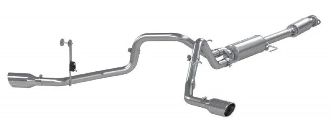 MBRP 2021+ Ford F-150 5.0L/3.5L/ 2.7L Ecoboost 3in Cat Back 2.5in Dual Split Exit T409 Exhaust - Additional View 5