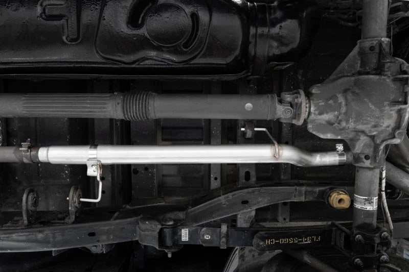 MBRP 3in Muffler Bypass Pipe, 15-20 Ford F-150 5.0L, T409 - Side View