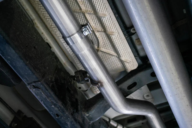 MBRP 3in Muffler Bypass Pipe, 19-20 Ram 1500 5.7L, T409 - Side View