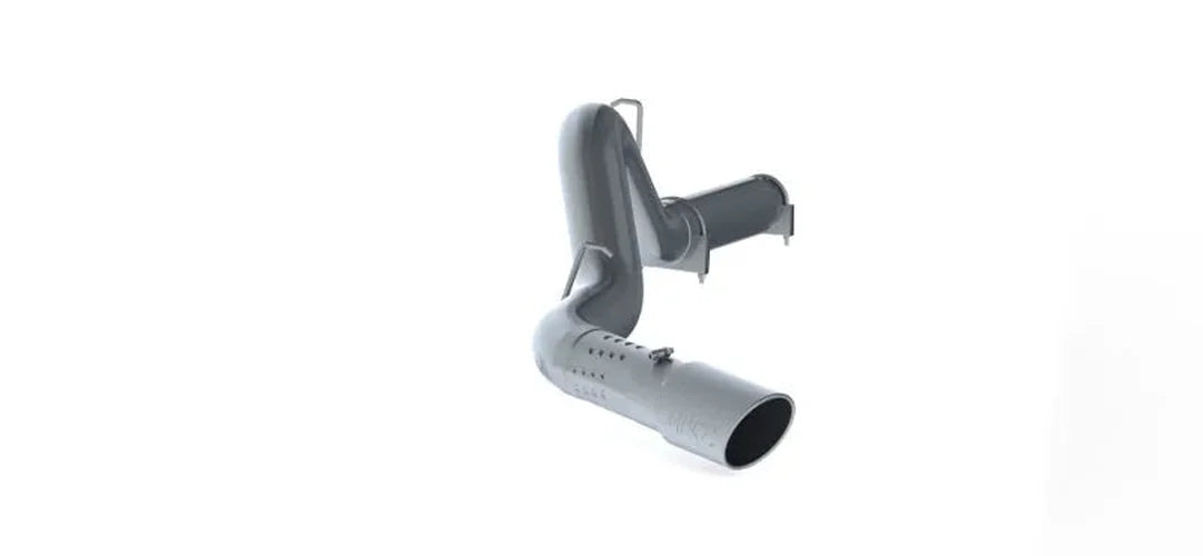 MBRP 11-18 Chevy/GMC 2500/3500 5in Filter Back Single Side Aluminum Exhaust System - Side View