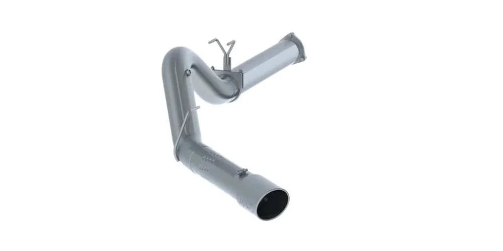 MBRP 2015 Ford F250/350/450 6.7L 5in Single Side Exit Aluminized Exhaust System - Side View
