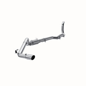 MBRP 88-93 Dodge 2500/3500 Cummins 4WD ONLY Turbo Back Single Side Exit Alum Exhaust System - Main Product View