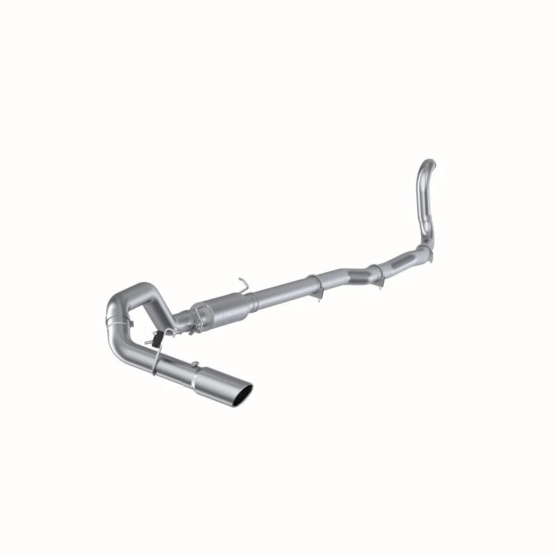 MBRP 89-93 Dodge 2500/3500 Cummins 2WD ONLY Turbo Back Single Side Exit Alum Exhaust System - Side View