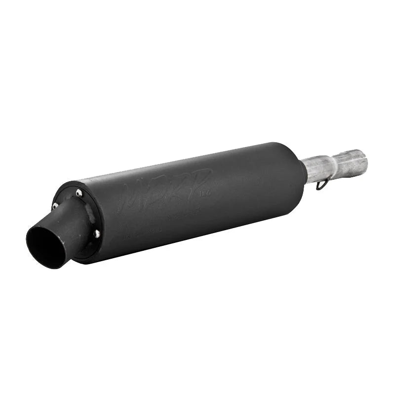 MBRP 94-00 Yamaha YFB 250FW Timberwolf 4x4 Direct Replacement Slip-On Exhaust w/Utility Muffler - Main Product View