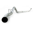 Load image into Gallery viewer, MBRP 94-02 Dodge 2500/3500 Cummins SLM Series 4in Turbo Back Single No Muffler T409 Exhaust System - Side View
