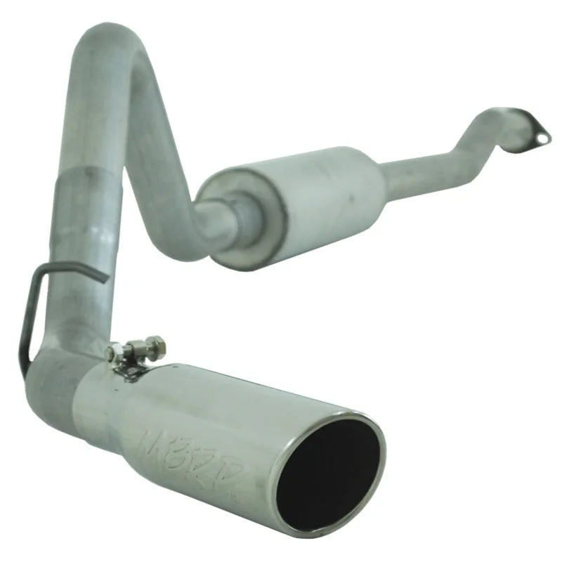 MBRP 98-11 Ford Ranger 3.0/4.0L Cat Back Single Side Aluminized Exhaust - Side View