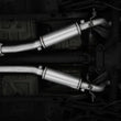 Load image into Gallery viewer, MBRP 99-04 Ford Mustang GT/Mach 1 2.5in Dual Split Rear AL Catback Exhaust w/ 3.5in Dual Wall Tips - Side View