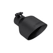 Load image into Gallery viewer, MBRP Black-Coated Tip 2.5in ID, 5in OD Out, 8in Length, Angle Cut, Dual Wall - Main Product View