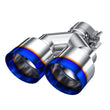 Load image into Gallery viewer, MBRP Burnt End Tip 2.5 ID Dual 4 OD Out 9.55 length Single wall 304 Stainless Steel Pass Side - Main Product View