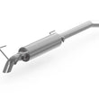 Load image into Gallery viewer, MBRP 2016 Toyota Tacoma 3.5L Cat Back Turn Down Style Aluminized Exhaust System - Side View