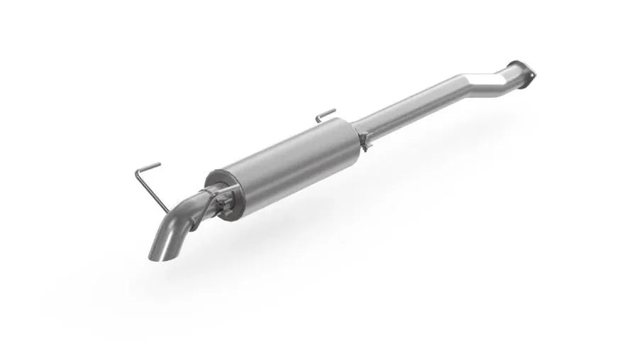 MBRP 2016 Toyota Tacoma 3.5L Cat Back Turn Down Style Aluminized Exhaust System - Side View