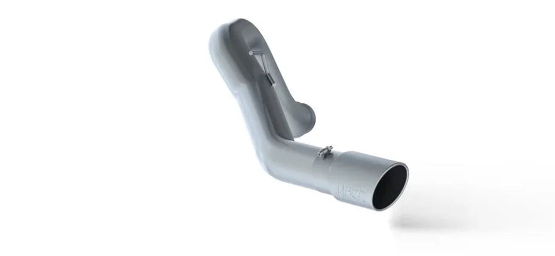 MBRP 13-14 Dodge Ram 2500/3500 Cummins 6.7L 5in Filter Back Exhaust Single Side Exit Aluminum CC/SB - Side View