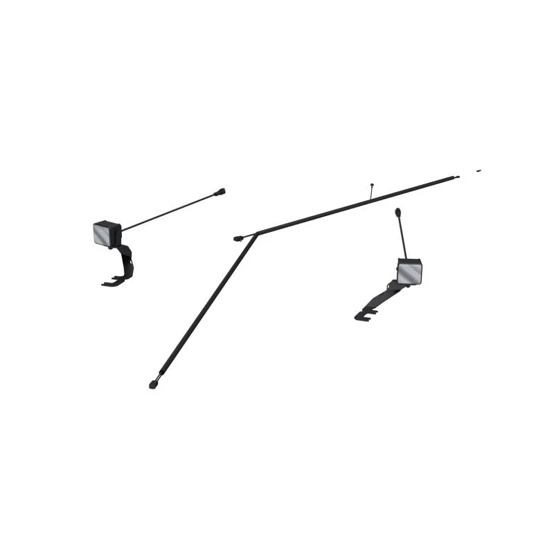MBRP Ditch Light Kit Amber Flood Beam Upfitter Switch Models Only fits 2024-2026 Ford Ranger RAPTOR / 2024-2026 Ford Ranger