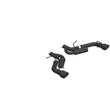 Load image into Gallery viewer, MBRP 16-19 Chevrolet Camaro SS Dual Rear Exit Axle Back w/ 4.5in OD Tips - BLK (Non NPP Models) - Side View