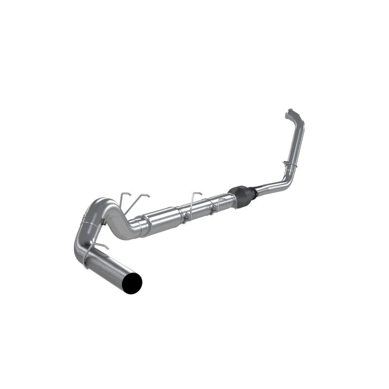 MBRP F-250/350 6.0L EC/CC 5in Turbo Back (Stock Cat) Single Side Exit AL - Main Product View