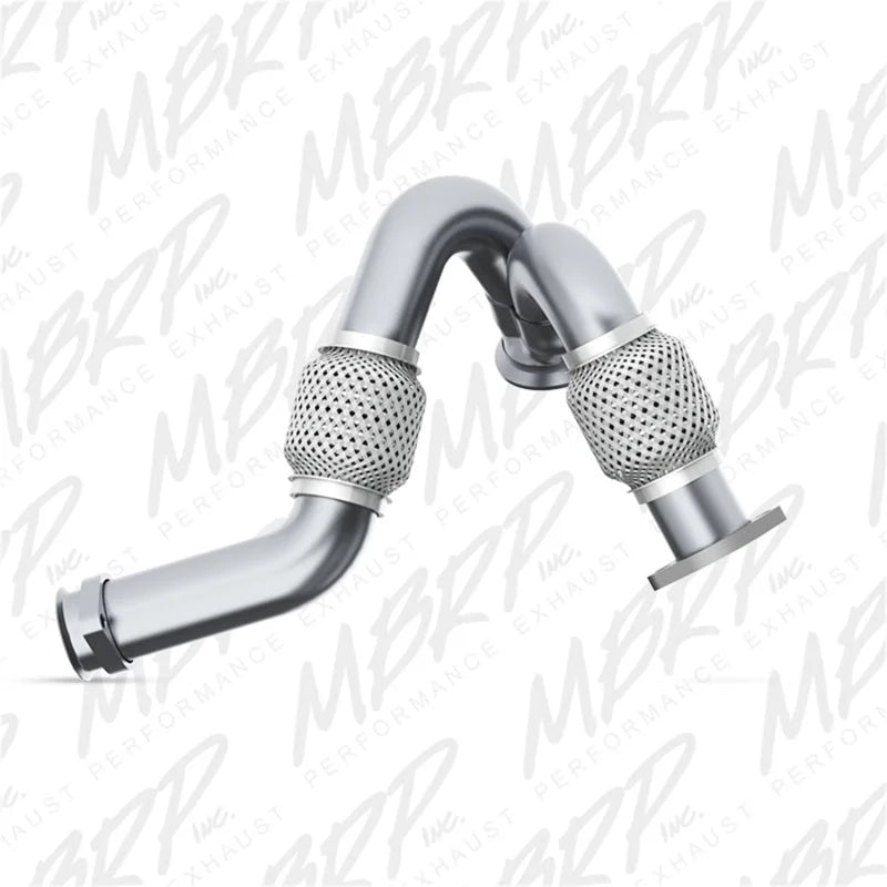 MBRP Ford Powerstroke 6.0L Y-Pipe Kit - Side View