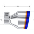 Load image into Gallery viewer, MBRP T304 Burnt End Tip 2.125inID, 5inOD Out, 7.25in Length, Pair fits 2017-2020 Subaru BRZ LIMITED / 2017-2019 Subaru BRZ...