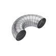 Load image into Gallery viewer, MBRP T304 Stainless Steel 2.5in Dia 180 Deg Universal Pie Cut Kit - Main Product View