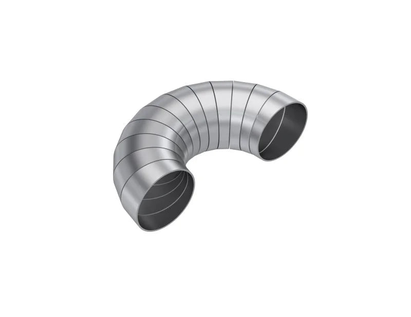 MBRP T304 Stainless Steel 2.5in Dia 180 Deg Universal Pie Cut Kit - Main Product View