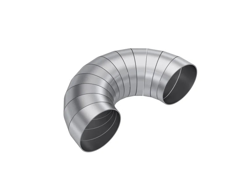 MBRP T304 Stainless Steel 3in Dia 180 Deg Universal Pie Cut Kit - Main Product View