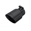 Load image into Gallery viewer, MBRP Tip 3in Round x 4in Inlet OD Dual Walled Angled Black Tip - Fits all 3in Exhausts - Main Product View
