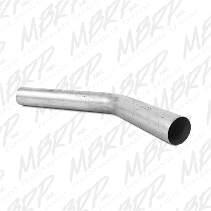 MBRP Universal 3.5in - 45 Deg Bend 12in Legs Aluminized Steel (NO DROPSHIP) - Side View