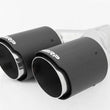 Load image into Gallery viewer, MBRP Universal Carbon Fiber Dual Tip 3.5in OD/2.5in Inlet - Back View