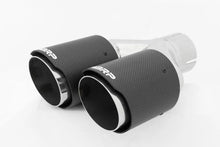Load image into Gallery viewer, MBRP Universal Carbon Fiber Dual Tip 3.5in OD/2.5in Inlet - Back View