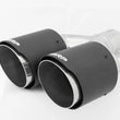 Load image into Gallery viewer, MBRP Universal Carbon Fiber Dual Tip 4in OD/2.5in Inlet - Side View