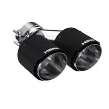 Load image into Gallery viewer, MBRP Universal Carbon Fiber Dual Tip 4in OD/2.5in Inlet - Main Product View