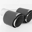 Load image into Gallery viewer, MBRP Universal Carbon Fiber Dual Tip 4in OD/2.5in Inlet - Side View