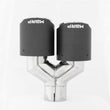 Load image into Gallery viewer, MBRP Universal Carbon Fiber Dual Tip 4in OD/2.5in Inlet - Installation View