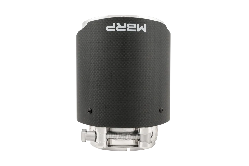 MBRP Universal Carbon Fiber Dual Wall Tip 4.5in OD/3in Inlet/6.13in L - Installation View