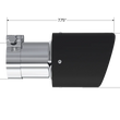 Load image into Gallery viewer, MBRP Universal Carbon Fiber Tip 4in OD / 2.5in Inlet / 7.7in L - Detail View
